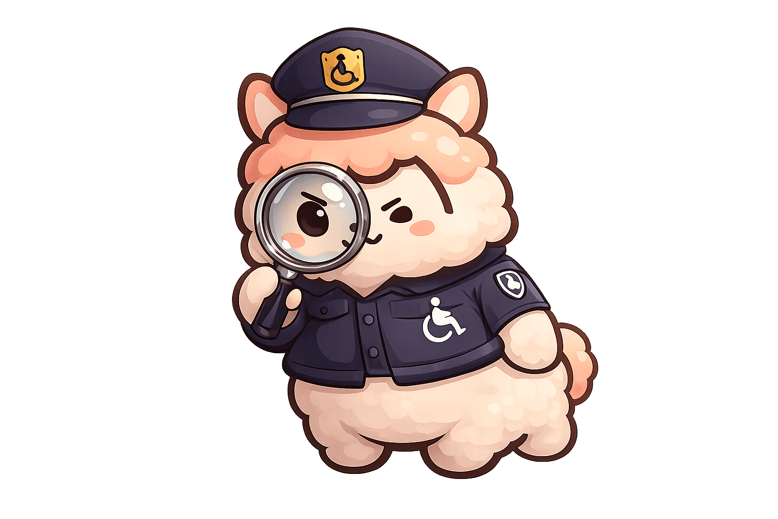 Officer Fuzzability focused and inspecting accessibility items
